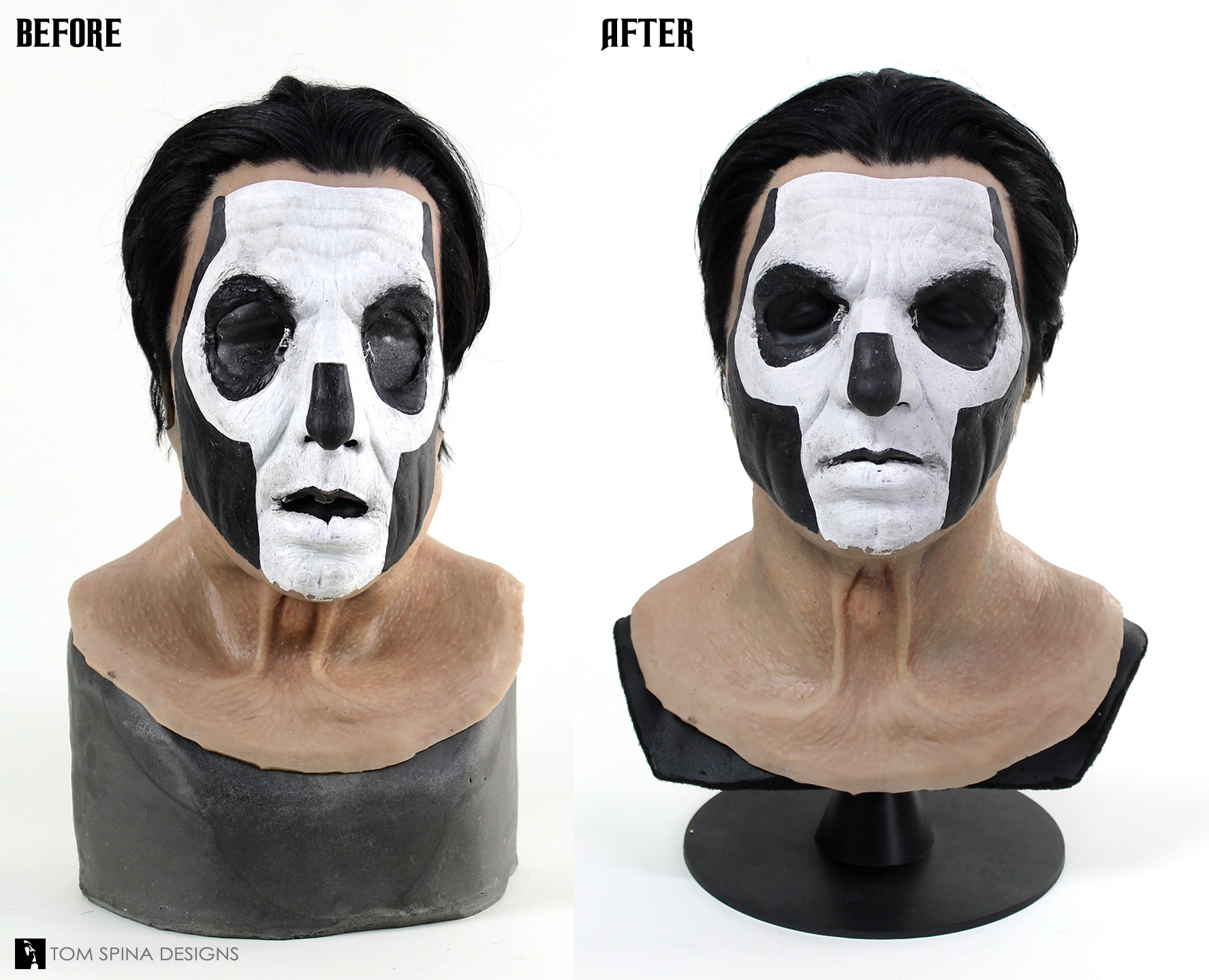 Ghost Papa Mask Conservation - Tom Spina Designs » Tom Spina Designs