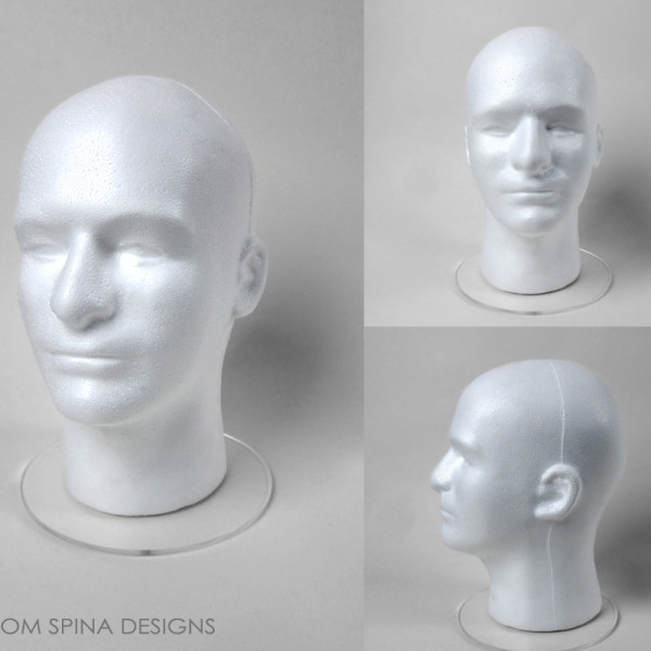 Mannequin Head, Display Head, Male Head Display