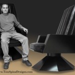 galactic throne metal chair movie themed furniture for home theater or office