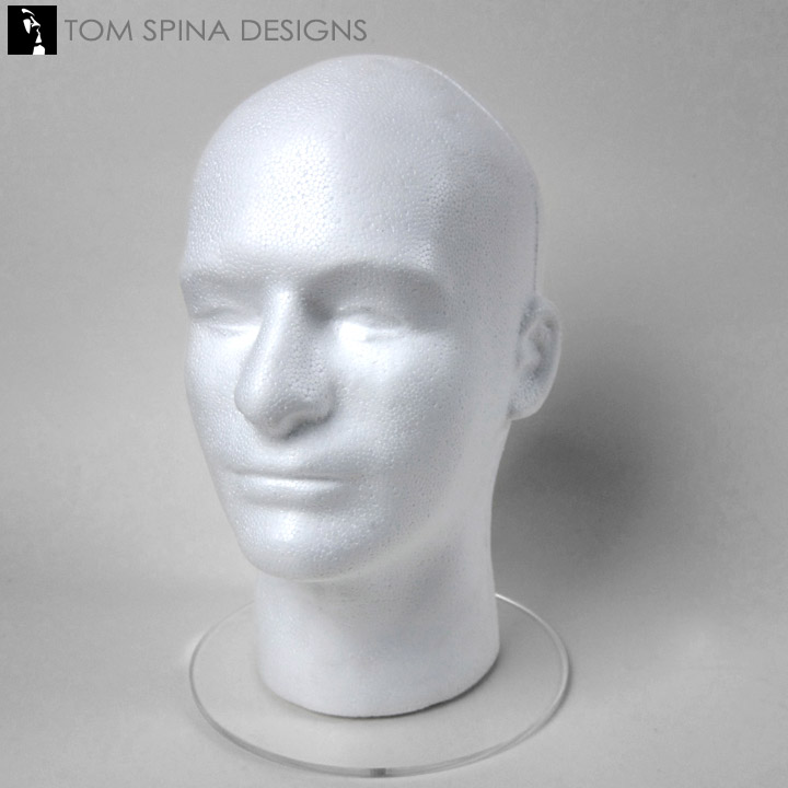 Styrofoam Male Head