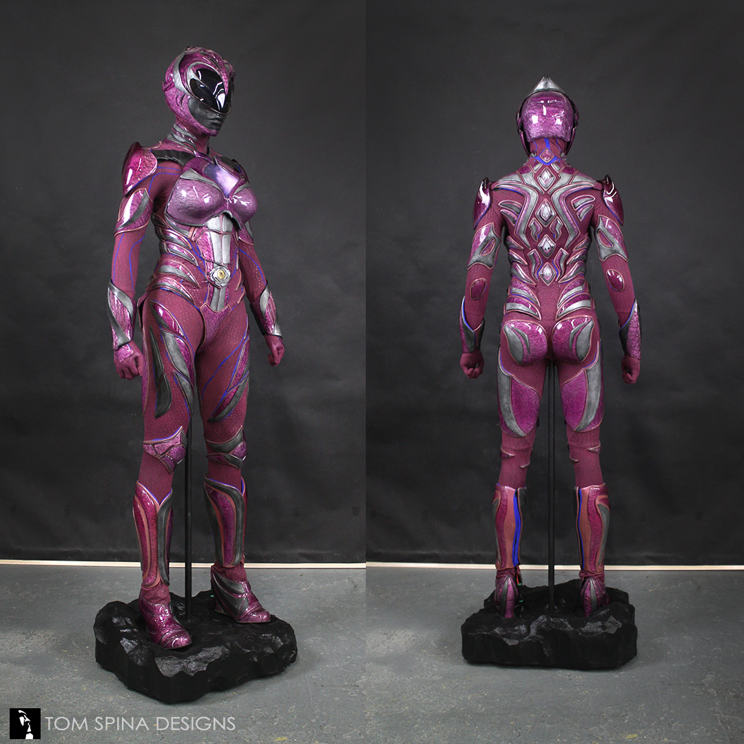 Pink Power Ranger Costume Display - Tom Spina Designs » Tom Spina Designs