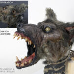 screen used werewolf movie prop